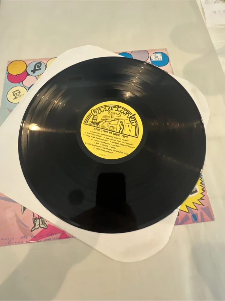 Flipside Tunes, Number Three, 12” Vinyl, 1987, Circle Jerks, Adolescents, Insert — 第 4/4 张图片