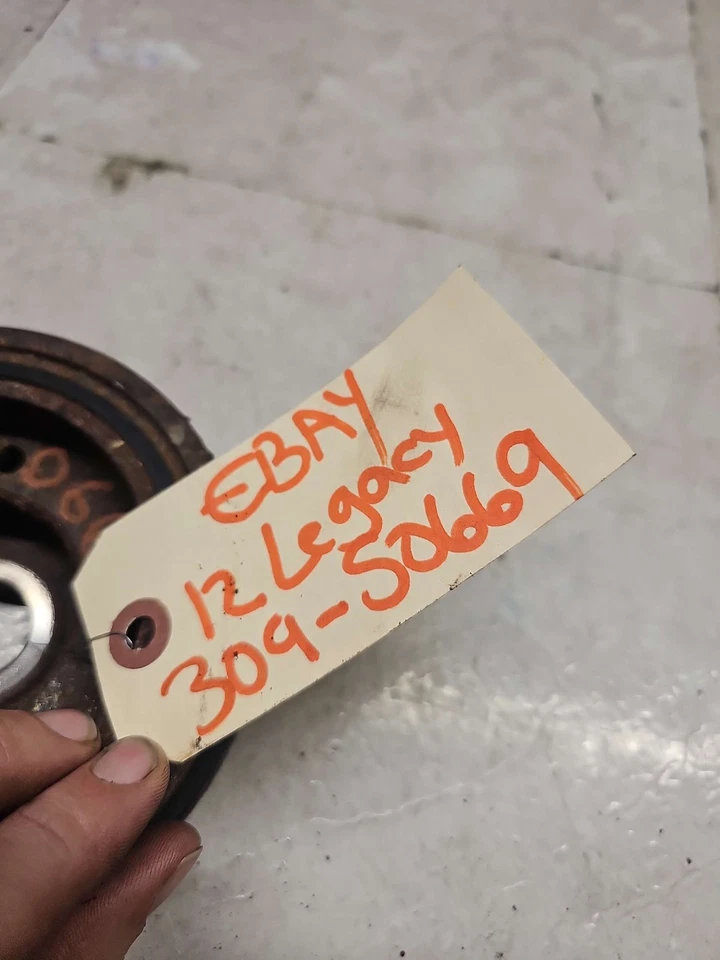 2010-2012 SUBARU LEGACY HARMONIC BALANCER CRANKSHAFT PULLEY Foto 4 de 4