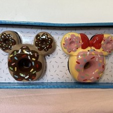 Disney Mickey Minnie Mouse Donut Sprinkles Park Food Salt & Pepper Shaker