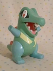 Vintage 2000 Pokemon Hasbro Totodile Mini Toy Action Figure 4" READ Damaged