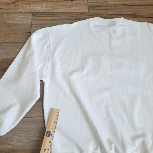 Frankie Varsity Sweatshirt Large weiß 100% Bio Baumwolle mit Etikett LESEN - Bild 3 von 17