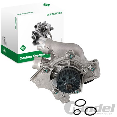 INA WASSERPUMPE mit METALL-GEHÄUSE & THERMOSTAT passend für VW VAG 1.8 2.0 TSI