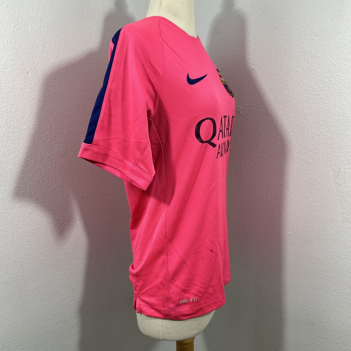 Nike FC Barcelona DRI-FIT ユニフォーム ピンク Nike Rakuten Soccer Jersey Pink Size Adult Men's Small