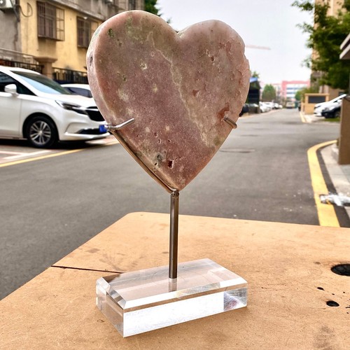 Romantic Pink Quartz Heart - Crystal Valentine's Gift - 2.2LB - Picture 14 of 18