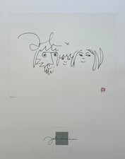 ekim        John Lennon "The Family" Numbered Limited Edition Litho PLATE SIGNED