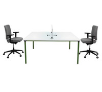 Workstation Schreibtisch Mehrere Personen Tische Arbeitsstation Arbeitsplatz