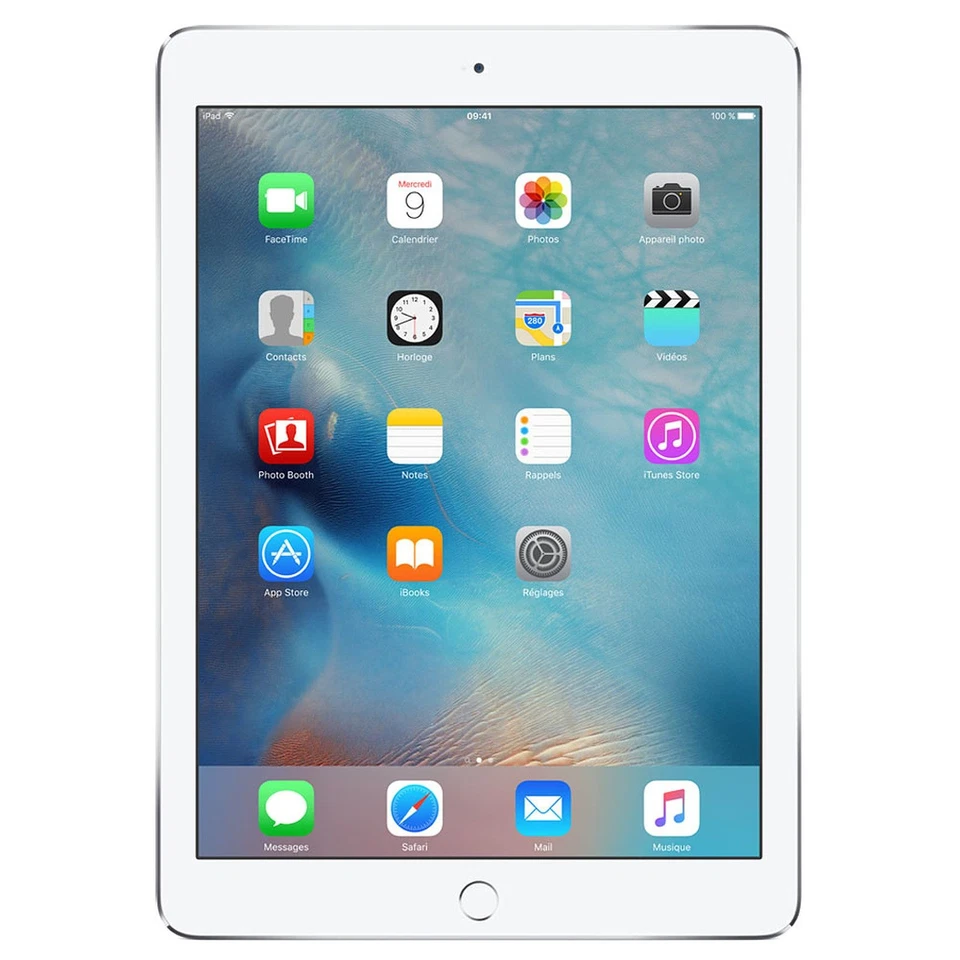 APPLE iPad Air 2 (2014) Wi-Fi 128 Go Argent - Etat Correct - Photo 2/4