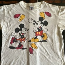 Vintage 90s Mickey Minnie Mouse Tee XL Single Stitch Disney Cartoon