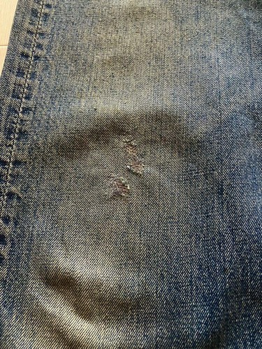 1960s Levi's 501 Big E Vintage Jeans Original Early Type W35 L30 Rare F/S - Picture 6 of 20