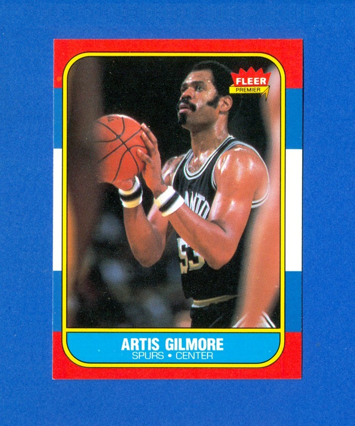 1986/1987 Fleer Basketball#37 Artis Gilmore 86/87 Set Break Card EX/MT Condition