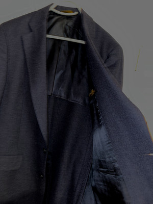 Gant For Eleishman's Mens Navy Pepper  Wool Blazer  Sport Coat Two Button 40*