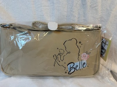 NWT DANI by Danielle Nicole Disney Belle Small Khaki Shoulder Bag Purse w/ Strap