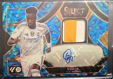 Card # AM-VJR 🇧🇷 Vini JR Patch Autograph 25-26 Panini Select La Liga