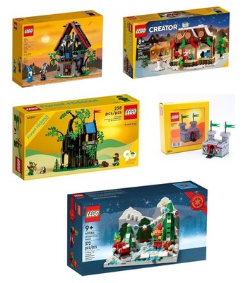 LEGO   give away's 40567 40601 40602 40564 6487473 64324230 6487481 6471611