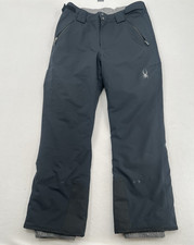 Spyder Ski Snow Pants Mens Medium Black 3M Th...