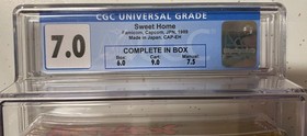 Sweet Home (Nintendo Famicom, NES, 1989) Complete CGC 7.0 Graded