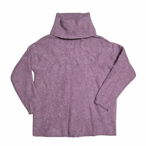 CATHERINE Malandrino Lavender Cozy Knit Turtleneck Sweater Womens Small - Picture 4 of 4