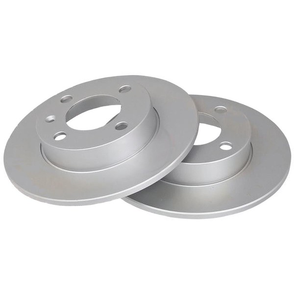 2 Bremsscheiben Voll Nicht BelüFtet Ø 232 Mm 9 Mm A.B.S. FüR U.A. VW Polo-image