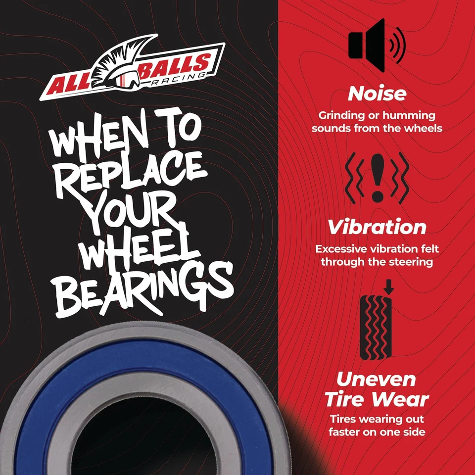 All Balls Rear Wheel Bearing Seal Kit for Suzuki GSXR1300R Hayabusa 99-07 Foto 3 de 4