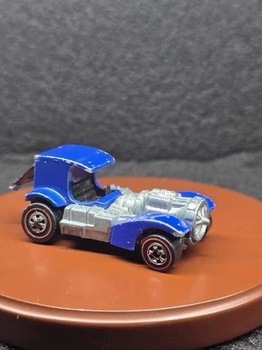 RARE! HOT WHEELS 1972 Vintage Redline Blue Enamel Superfine Turbine DIECAST Car