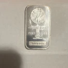 1 Troy Oz .999 Fine Silver Bar Made in USA - 1 oz Total Silver Content
