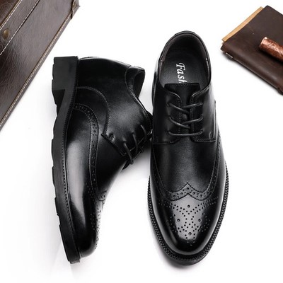 Men's Dress Shoes Oxfords Lace-up Height Increasing 4.5CM,6CM,8CM Elevator Shoes
