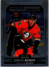 2021-22 O-Pee-Chee Platinum #235 Simon Benoit