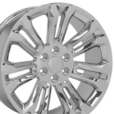 Oe Wheels Cv43 22x9 Chrome 5666 Rim 6x139.7 24et Fits Chevy Silverado Tahoe