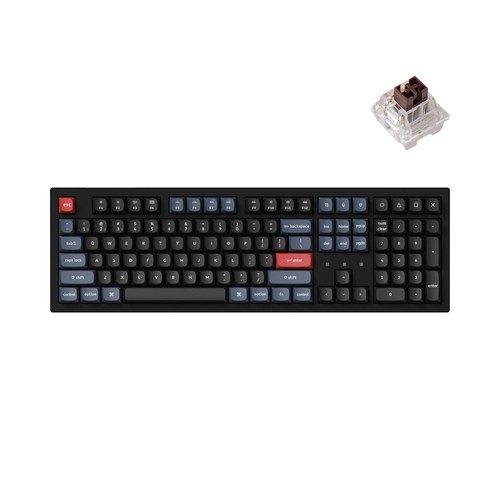 K10 Pro Wireless Custom Mechanical Keyboard, 100% Layout QMK Programmable Blu...