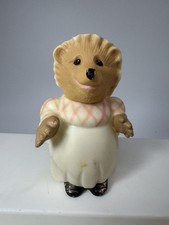 Vintage 1976 Eden Mrs Tiggy Winkle Rubber Figure Beatrix Potter