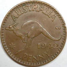1942 Australia 1 Penny (Lot#2)