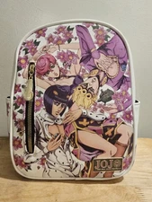 JoJo's Bizarre Adventure Giorno Giovanna Floral Mini Backpack MSRP $75 New