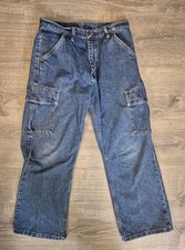 Boys Husky Wrangler Hero Original Carpenter Jeans Size 14