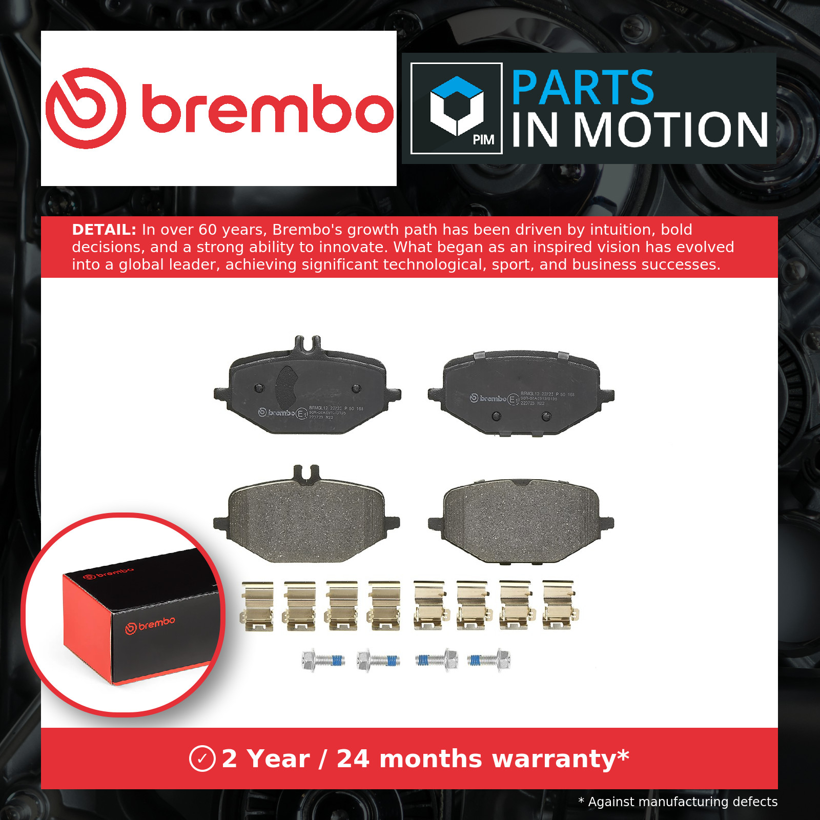 2x ✅Fits BREMBO P 50 168 Brake Pad Set, disc brake P 50 168 Brake pa ⭐UK Seller⭐ - Image 12