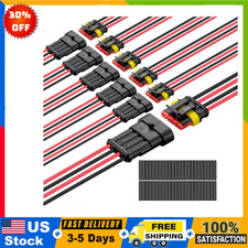 Conector 4 pines impermeable 16 AWG Lesnlok auto cami n marino 6 sets