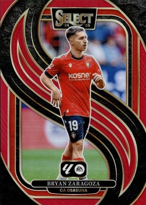 Bryan Zaragoza - Red - Panini Select La Liga 2024/25