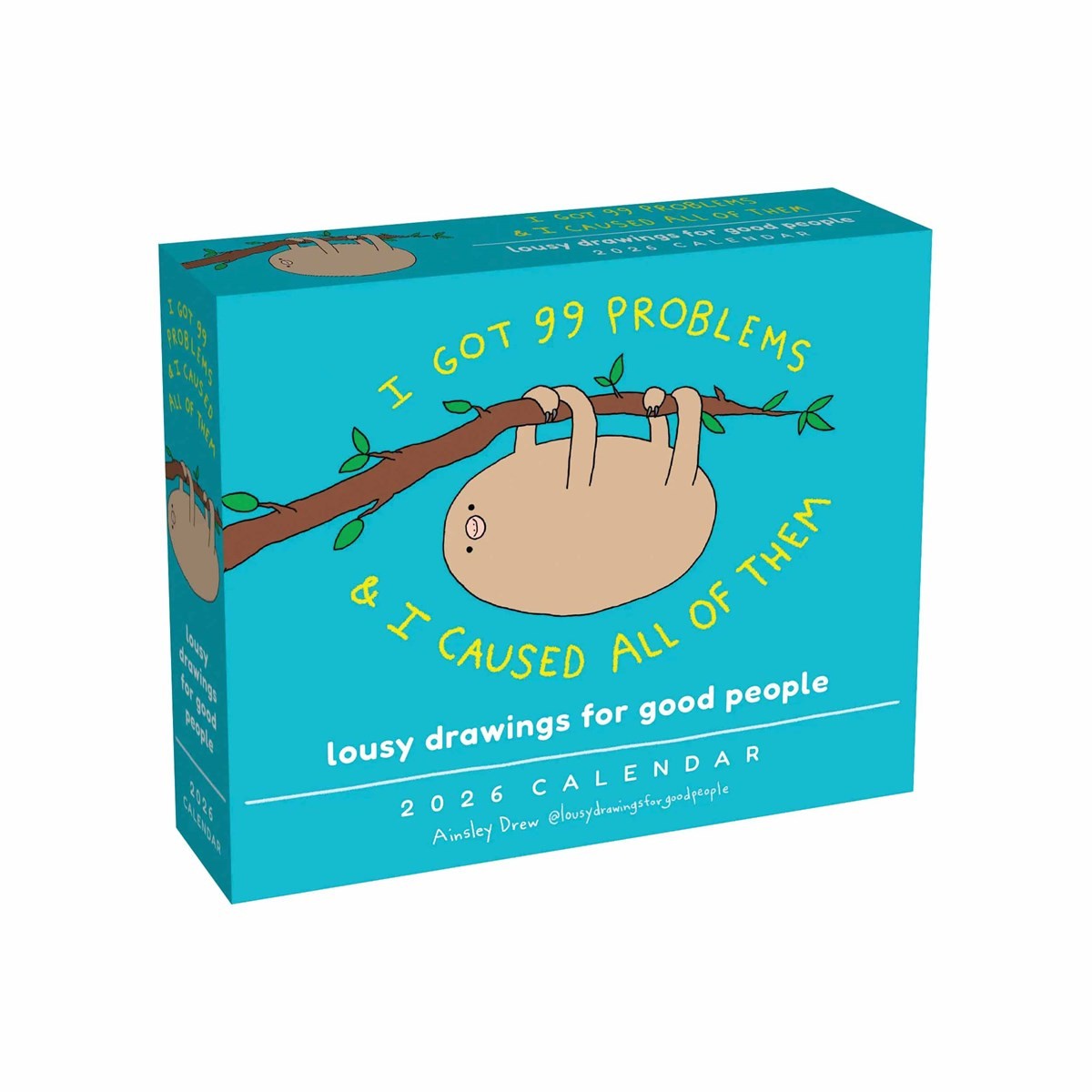 Lousy Drawings for Good People Desk Calendar 2026, Desk Calendars, Gift