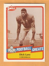 Dick Night Train Lane Detroit Lions 1989 Swell Greats #85