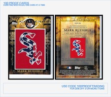 Mark Buehrle, 2010, Topps, MHR-280 Manufactured Hat Logo Relic /99 - White Sox