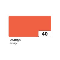 folia Tonpapier, 130 G/M², 50 X 70 Cm, Orange (25 Bogen)