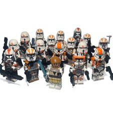 212th Battalion Obi Wan Commander Cody Star Wars Army Pack Orange Clone Troopers