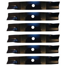 6 Fits Hi-Lift Mower Blades Fits John Deere M144652 737, 757, Z520A, Z710A, Z810