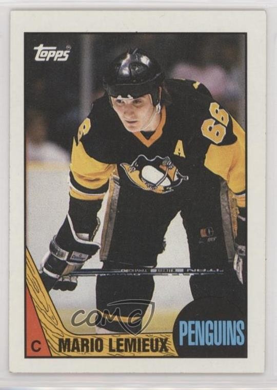 1987-88 Topps Mario Lemieux #15 HOF 12g7