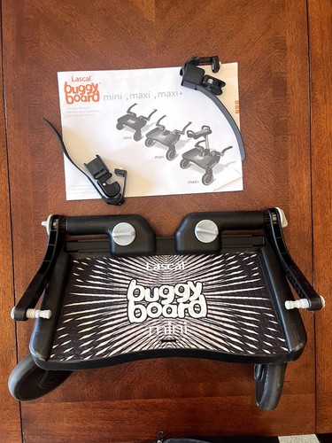 Lascal Buggy Board Mini Baby Stroller Accessory Universal Ride-On Board Black