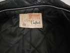 Vtg 60s 70s Montgomery Ward Black Leather Talon Serval Zip Biker Moto Jacket L — photo 4
