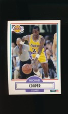 1990-91 Fleer #90 Michael Cooper * Guard * Los Angeles Lakers * NM-MT *