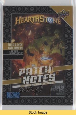 2023 Upper Deck Blizzard Legacy Collection Notes Hearthstone Patch READ 0r46