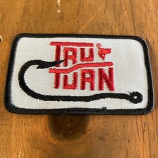 Vintage Mint Fishing Patch - Tru Turn Hooks