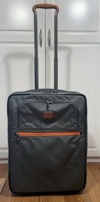 TUMI ALPHA II FREQUENT TRAVELER 22'' Gray NYLON EXPANDABLE SUITCASE 22021G02