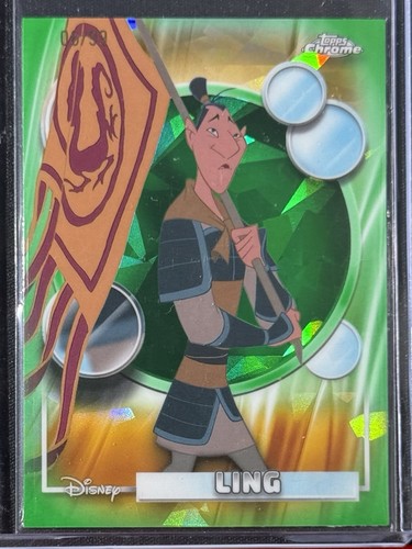LING • 2026 TOPPS CHROME DISNEY SAPPHIRE EDITION | GREEN /99 | MULAN